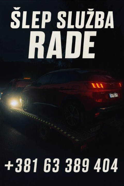 ŠLEP SLUŽBA RADE  