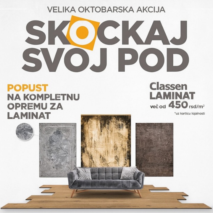 IZVOR STIL–Laminati i oprema po super cenama