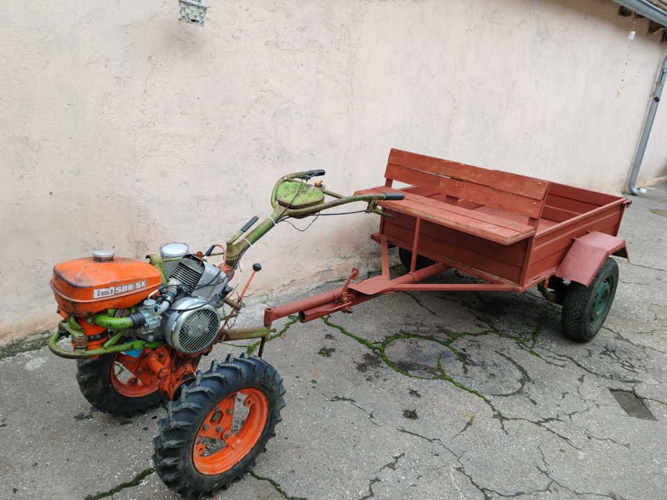 Motokultivator  IMT  506 5x sa prikolicom na prodaju 