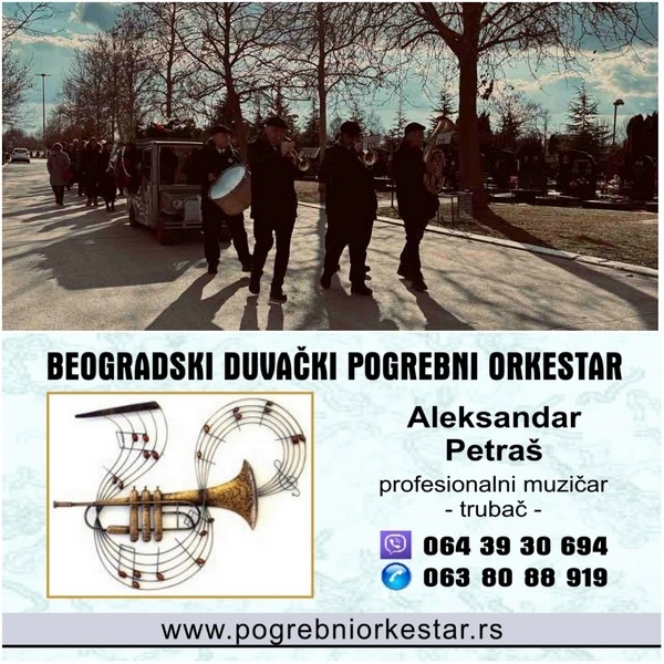 Trubači • Pogrebni orkestar • Muzika za sahrane – Beograd