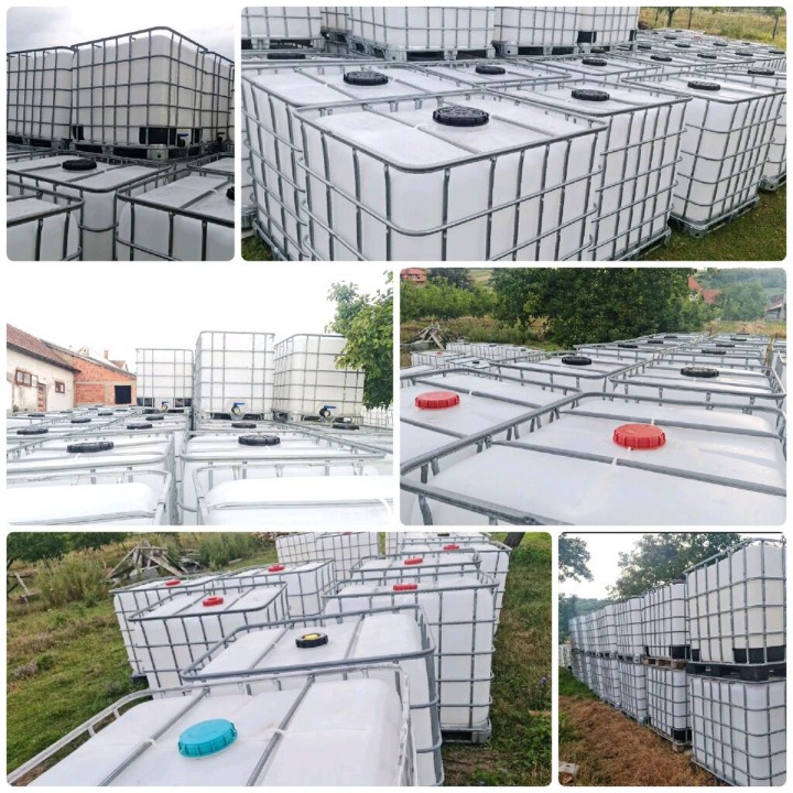 Plastične IBC cisterne-kontejnerI od 1000 l
