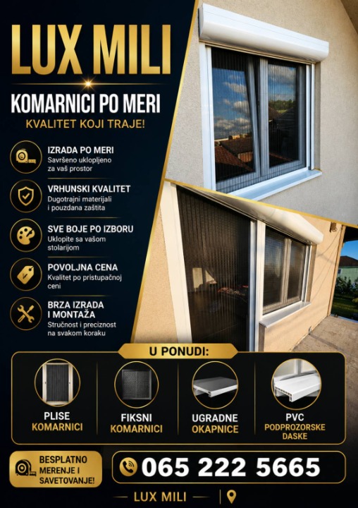 Komarnici po meri