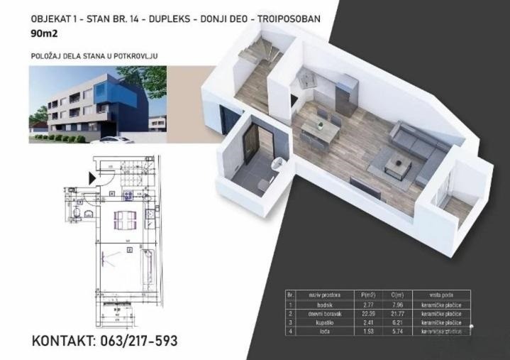 Prodaja stana u Sremskoj Mitrovici