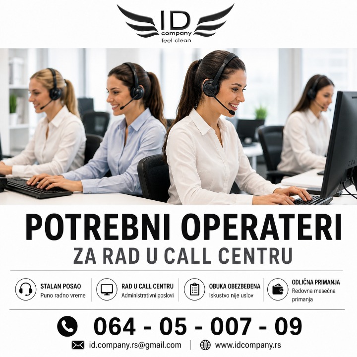 Potrebni operateri za rad u call centru